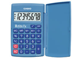 Rekenmachine Casio basisschool blauw