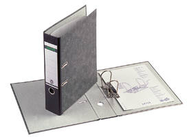 Ordner Leitz 1082 180° 80mm karton folio zwart