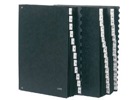 Bureaumap Leitz A4 A-Z hardboard gewolkt