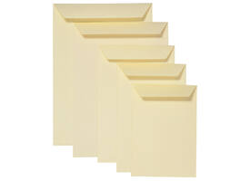Envelop Quantore akte EB4 262x371mm cremekraft 250 stuks