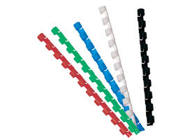 Bindrug GBC 12mm 21rings A4 blauw 100 stuks