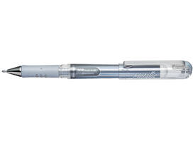 Gelschrijver Pentel K230M medium metallic zilver