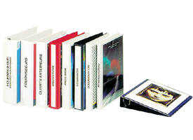 Presentatieringband Esselte Essentials A4 panorama 23-rings O-mechaniek 20mm zwart