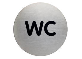 Infobord pictogram Durable 4907 wc rond 83mm